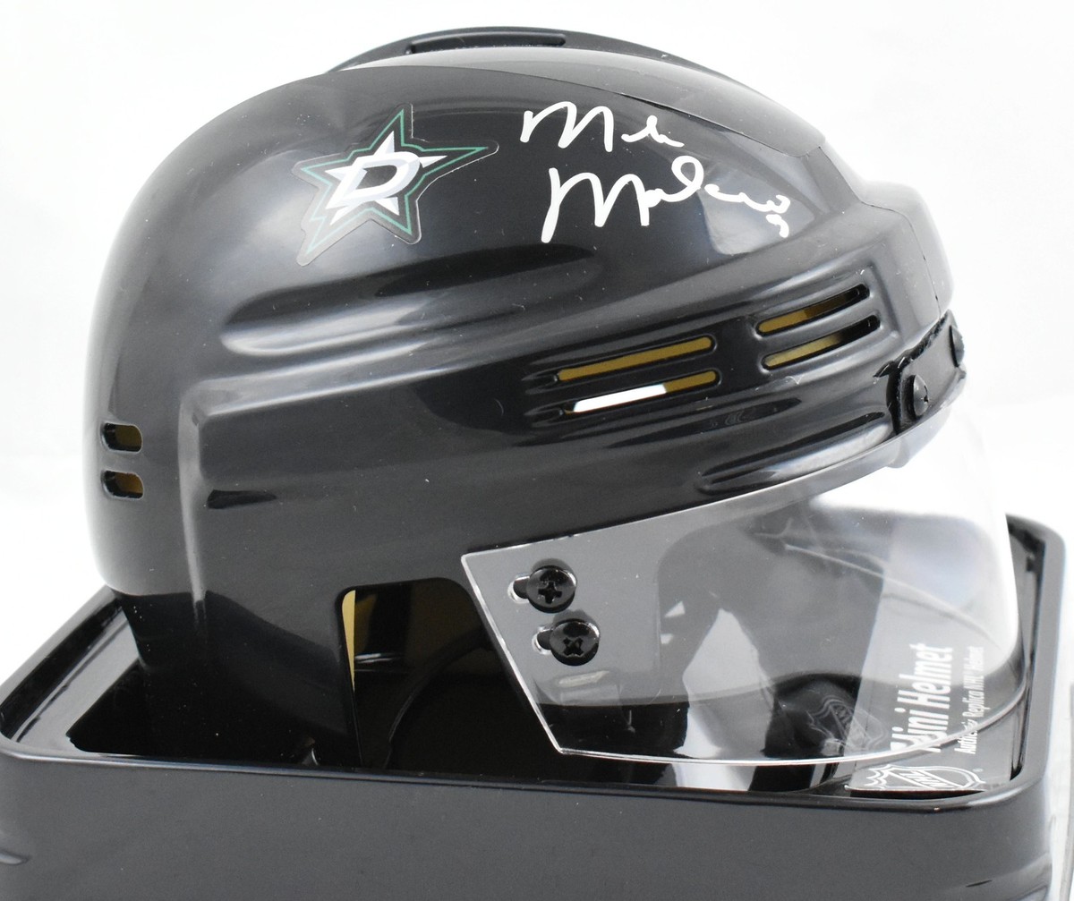 Mike Modano Autographed Dallas Stars Mini Helmet- Beckett W