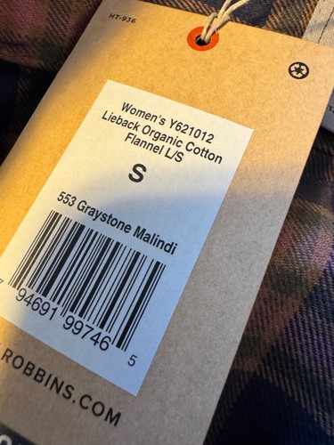 Royal Robbin’s Lieback Flanell Gr. Small Damen Bio-Baumwolle Neu mit Etikett kariert Knopf - Bild 5 von 7