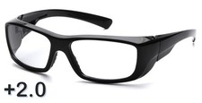 Pyramex Emerge Full Clear Lens Magnification Safety Glasses 2.0