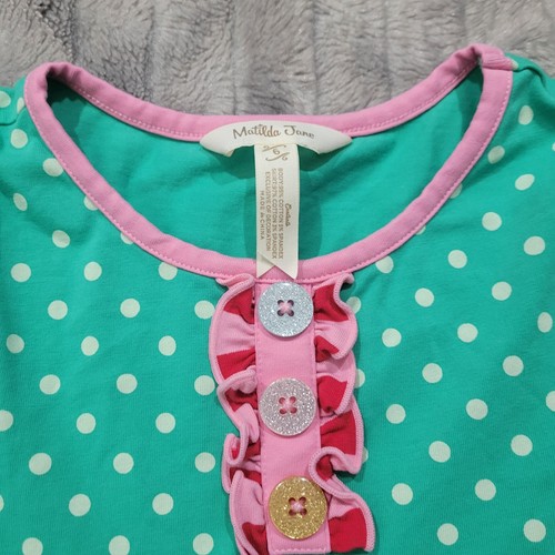 Matilda Jane Girls Size 6 Christmas Gingerbread House Holiday Dress - Picture 3 of 4