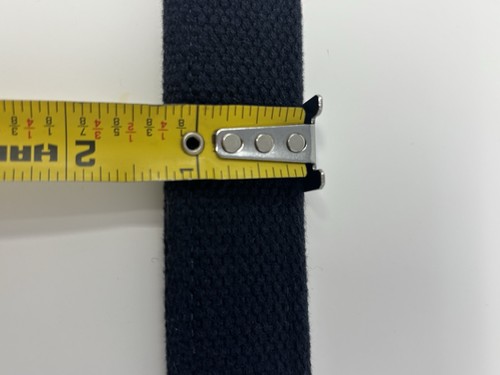 Vineyard Vines Boy’s Ribbon Canvas Belt Small Green Lacrosse Leather Size 24 - Picture 8 of 9