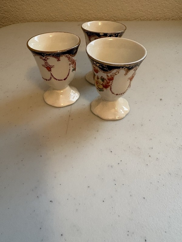 Vintage Matching Porcelain Egg Cups