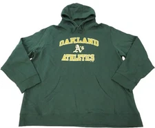 New Oakland A's Athletics Mens Sizes 2XL-3XL-Big & Tall Green Hoodie