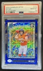 2024 Panini Donruss Optic Bo Nix Blue Scope Rated Rookie #209 Broncos PSA 10