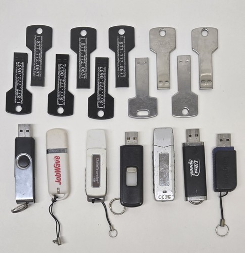Lot of 17 1GB 2GB 4GB 8GB Thumb Flash Sticks Memory Drive Kingston and other - 第 1/2 張圖片