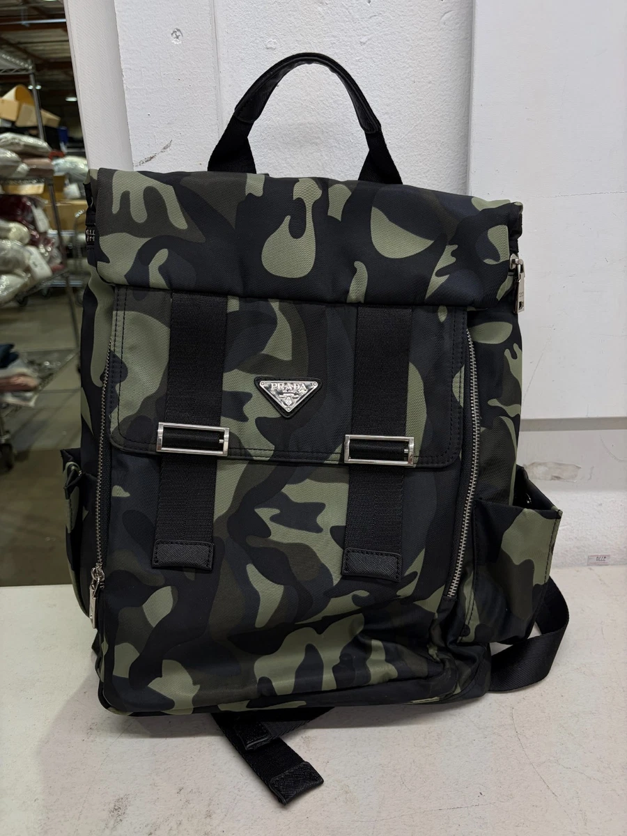 Prada Camouflage Pattern Backpack Nylon Navy Prada | Bags | Prada Camouflage Pattern Backpack Nylon Navy  main image 2