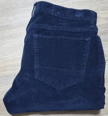 Banana Republic Men's Navy Blue Slim Fit Courdory 5 Pocket Pants Size 30 X 30