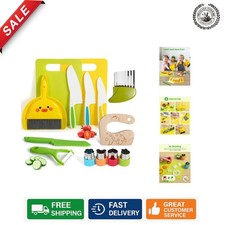 Montessori Kids Kitchen Knife Set - 15 Durable BPA-Free Tools for Real Cooking