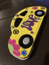 Vintage Car Tin Volkswagen Beetle Look Love Peace VW GRK Brand 1997 Metal
