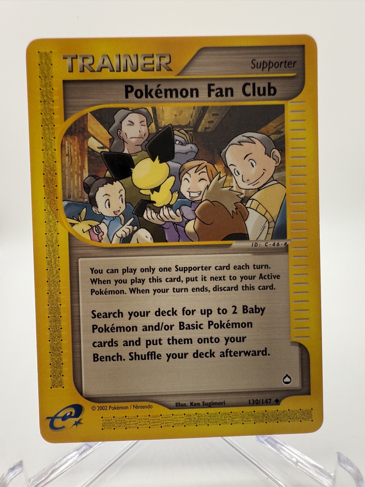 Pokemon Fan Club 130/147 Uncommon Aquapolis NM