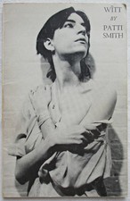 Witt by Patti Smith TPB 1973 1st edition 4th printing Gotham Book Mart poetry