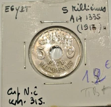 5  millièmes 1335/1917 H