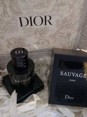 Sauvage Elixir by Dior 2 oz/60ml, New, Open Box, 8 Sprays