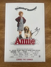 * BERNADETTE PETERS * signed 12x18 poster * ANNIE * COA