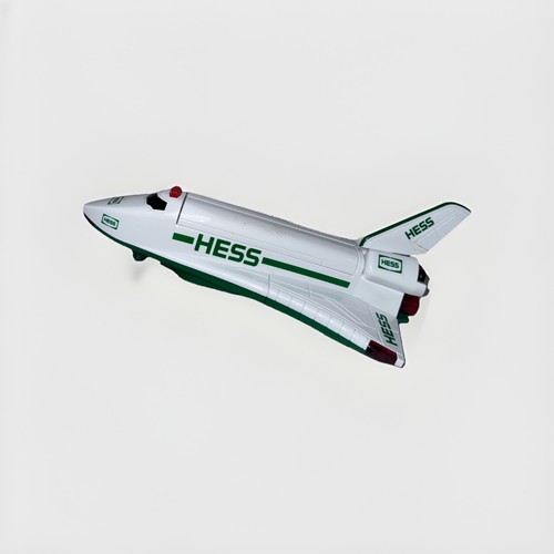 1999 Hess White Green Toy Space Shuttle Satellite Advertising Merch Decor Prop