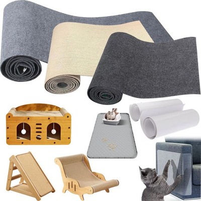 Kratzmatte Katze Selbstklebend Kratzschutz Möbel Sofa Wand Sisal Pad Schutz