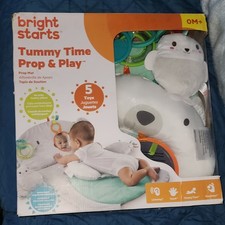 Tappetino attività bambino Bright Starts Tummy Time Prop & Play nuovo con scatola