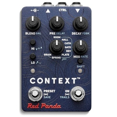 Red Panda RPL-102V2 Context 2 Reverb Pedal -OPEN BOX