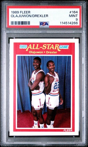 1989 Fleer Patrick Ewing Mark Jackson #167 PSA 8 New York Knicks All Stars
