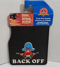 Vintage 1976 Looney Tunes Yosemite Sam Back Off Truck Mud Guards Flaps 10 X 14
