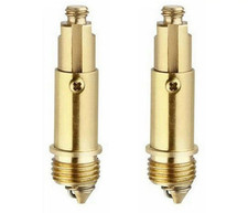 2 PCS Brass 60mm long when open Pop Up Click Clack Plug Bolt