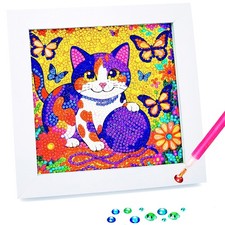 Diamond Art Kits for Kids - 7.1 inches x x 0.47 inches, Cat01