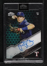 2020 Topps Chrome Black Green Refractor 58/99 Nick Solak #CBA-NS Auto 4r3