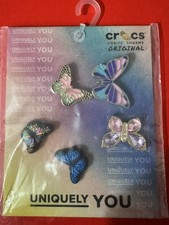 Crocs Jibbitz Butterfly Shoe Charms 5 PCS.