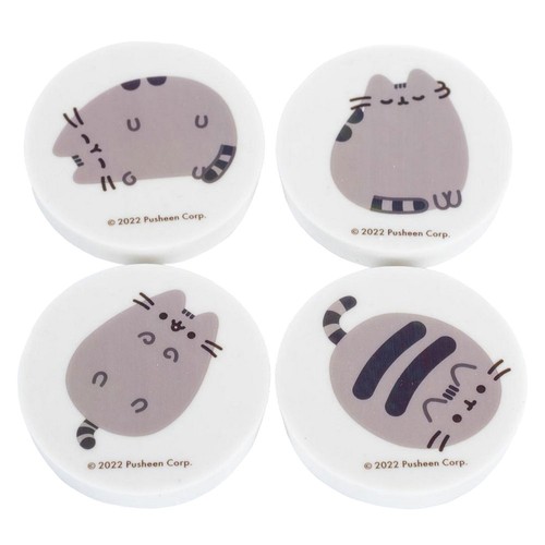 Pusheen Printed Erasers (Pack of 4) TA12509