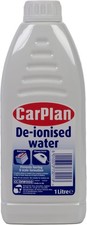 Carplan De-Ionised Water Car Battery & Iron Steam Top Up Distilled Fluid 1L