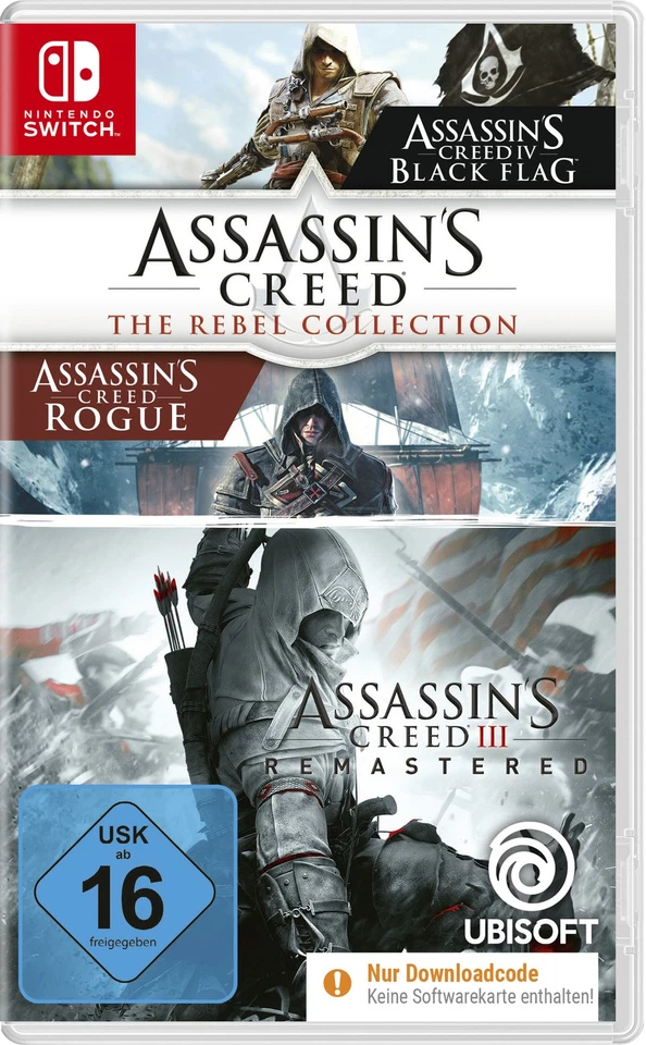 Assassins Creed Compilation - Rebel Coll + Assassin's Creed III Remastered - Nin