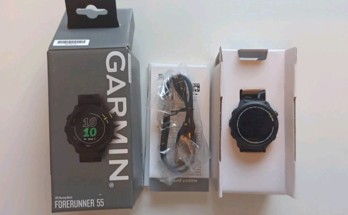 GARMIN - （kens…）GARMIN FOREATHLETE 55 BLACK Amazon.com: Garmin Forerunner 55 GPS Running Smartwatch
