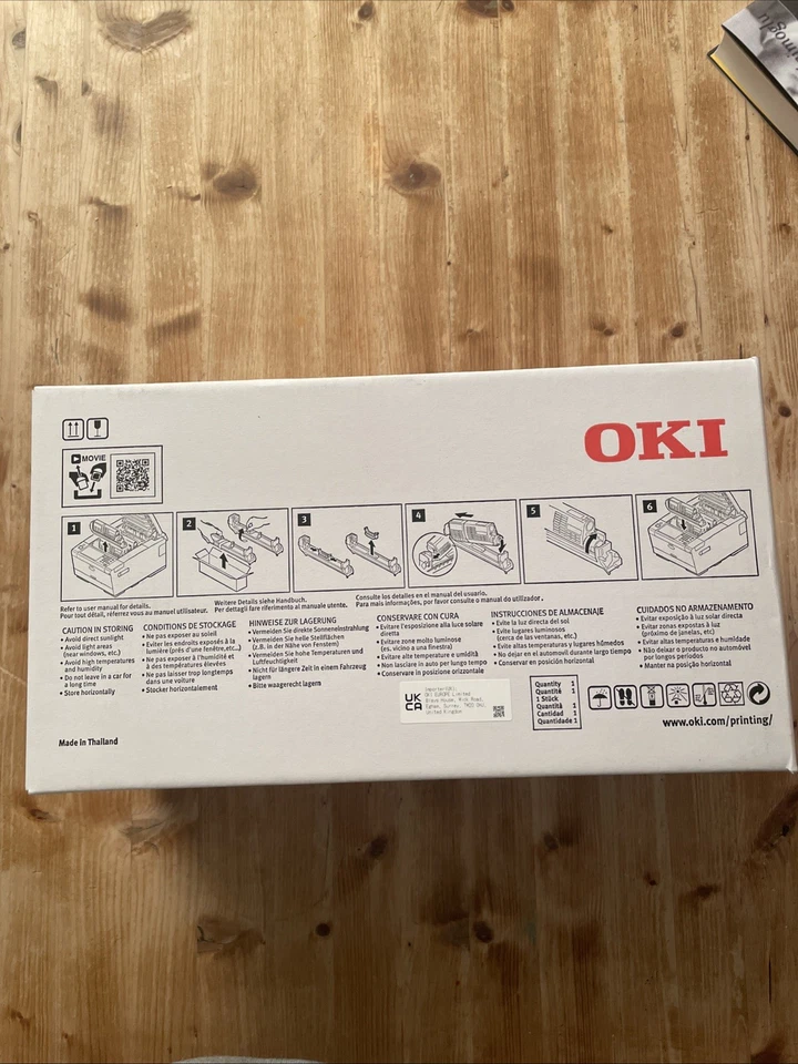 Original OKI 46484105 Trommel Kit yellow für C532 MC563 MC573 in OVP - Bild 2 von 2