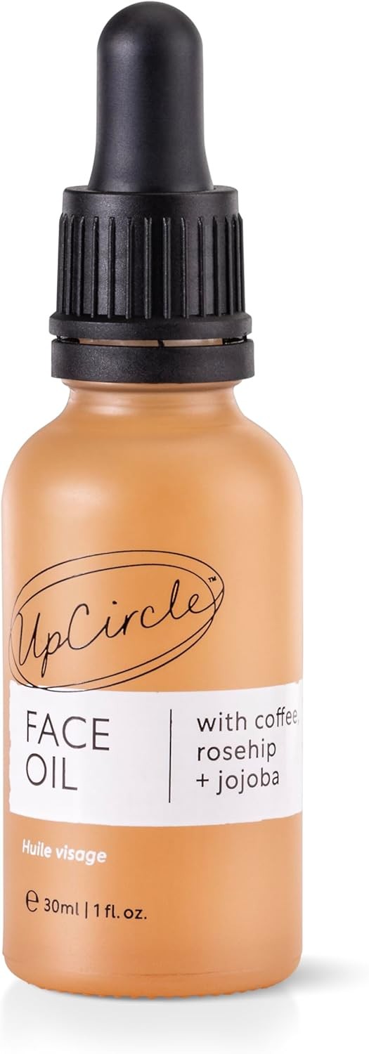 UpCircle Organic Face Oil With Coffee, Rosehip + Jojoba 30ml - Natural...
