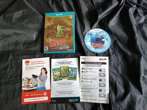 Zelda Windwaker HD For The Wii U Complete CIB EXCELLENT!!!!