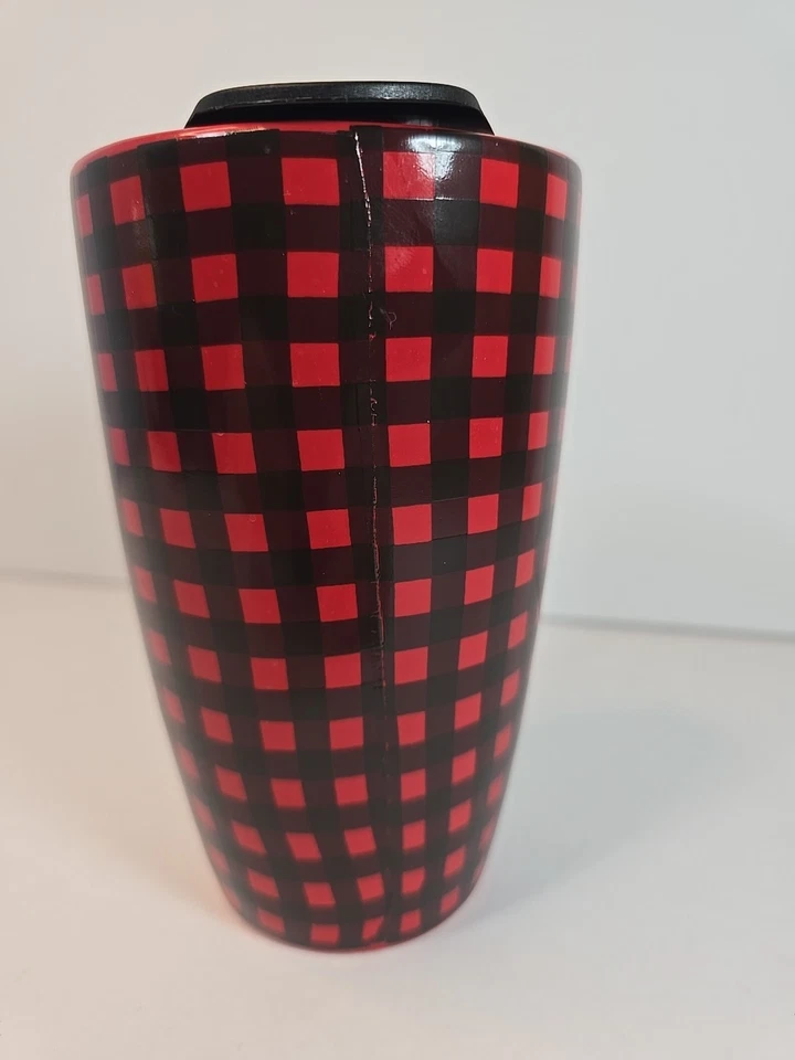 Кружка дорожная Modern Gourmet Foods Stoneware Black Lab Dog в клетку 16 унций - Изображение 4 из 4