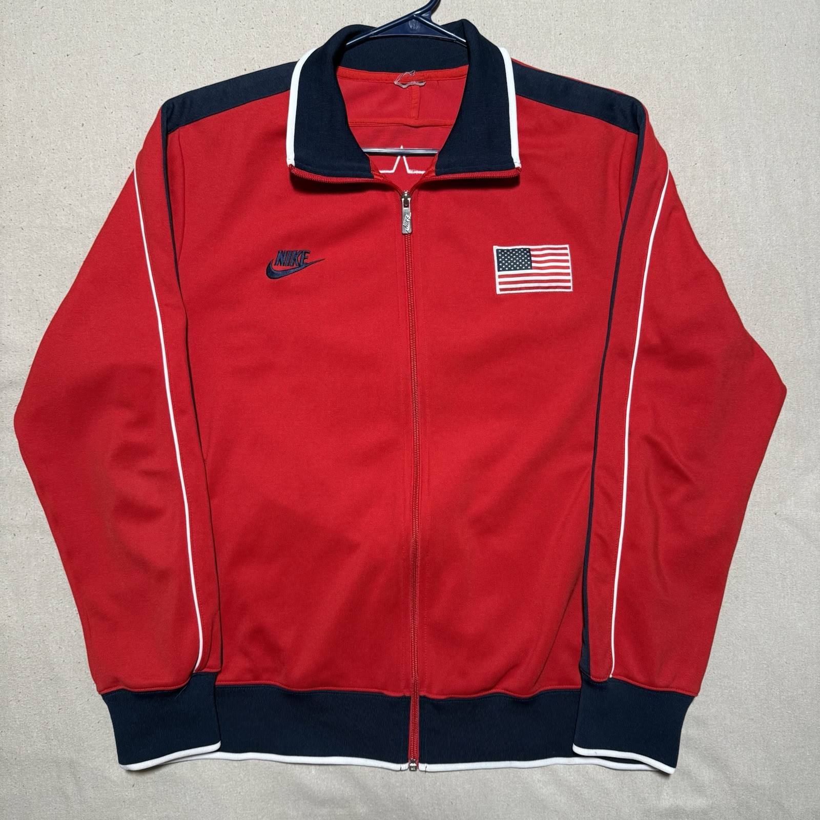 SACAI X NIKE Giacca Vintage Nike USA Basket Olympic Track Uomo XL Dream Team Logo 2010