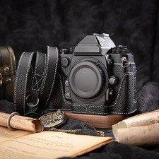 For Nikon Df Camera Bag Leather Dock Case Base Protection Cover Shell black