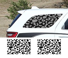 Rear Window Leopard Cheetah Decals for Car SUV Trucks,