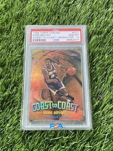 1998 Topps Chrome Kobe Bryant Coast To Coast Refractor PSA 10