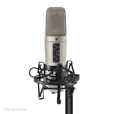 New Pyle Anti-Vibration Studio Microphone Shock Mount, Mic Angle/Tilt Adjustable