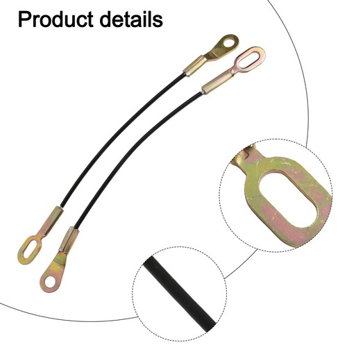 Tailgate Cable Support Straps for Ford Pickup Trucks Set of 2 UH7065760 - Picture 9 of 12