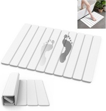 Stone Bath Mats for Bathroom, Non-Slip Stone Shower Mat Super Absorbent 24 x 16