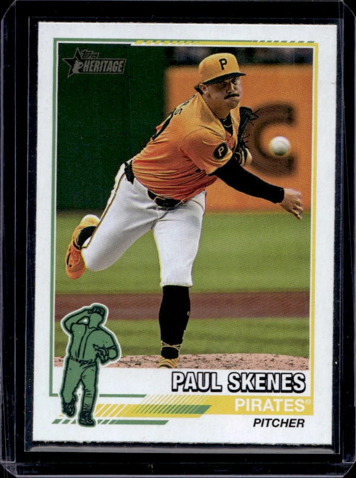 2025 Topps Heritage Paul Skenes 1976 Redefined #76R-7 Pirates