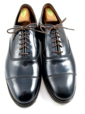 NEW Allen Edmonds  "PARK AVENUE" CapToe Oxfords 11.5 D Navy SHELL CORDOVAN(651N)