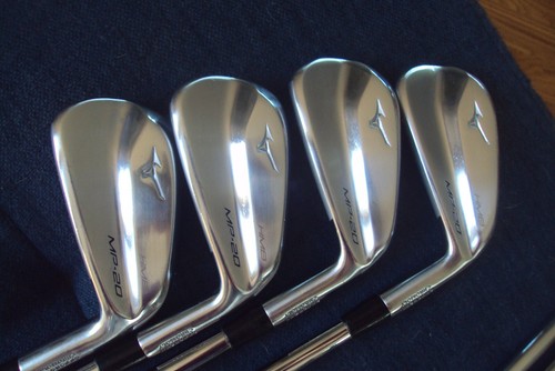 Mizuno MP-20 HMB/MMC forged irons 4-PW DG X100 x-stiff steel std length 1 flat - Picture 5 of 8