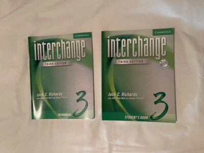 Interchange 3rd Ed 2005 Cambridge Workbook & Students Book Jack C Richards SC