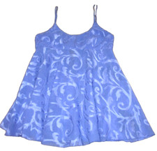 Victorias Secret Purple Brocade Sheer Babydoll Nightie Chemise Size S Women's