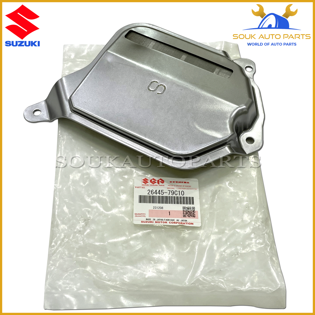 26445-79C10 Genuine Suzuki STRAINER ASSY, OIL 2644579C10 OEM Aerio