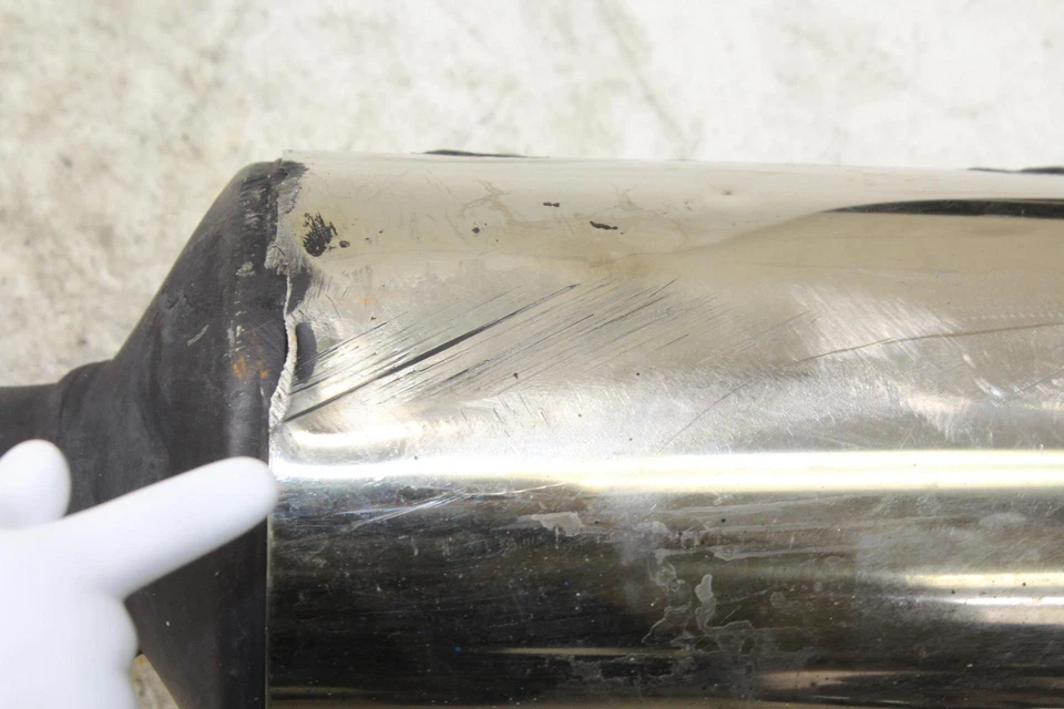 Suzuki GS500F 2004 sistema de escape completo cabezales tubo silenciador Foto 3 de 4